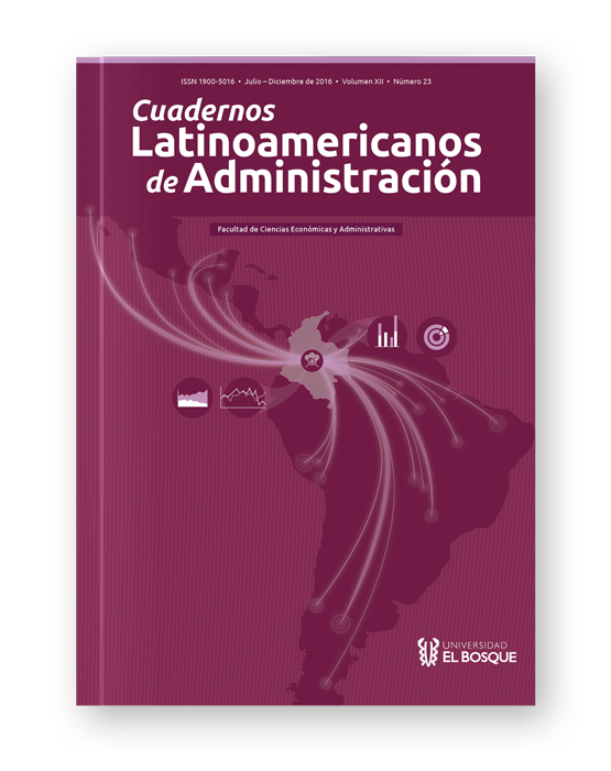 Cuadernos Latinoamericanos de Administración - Número XII Volumen 23